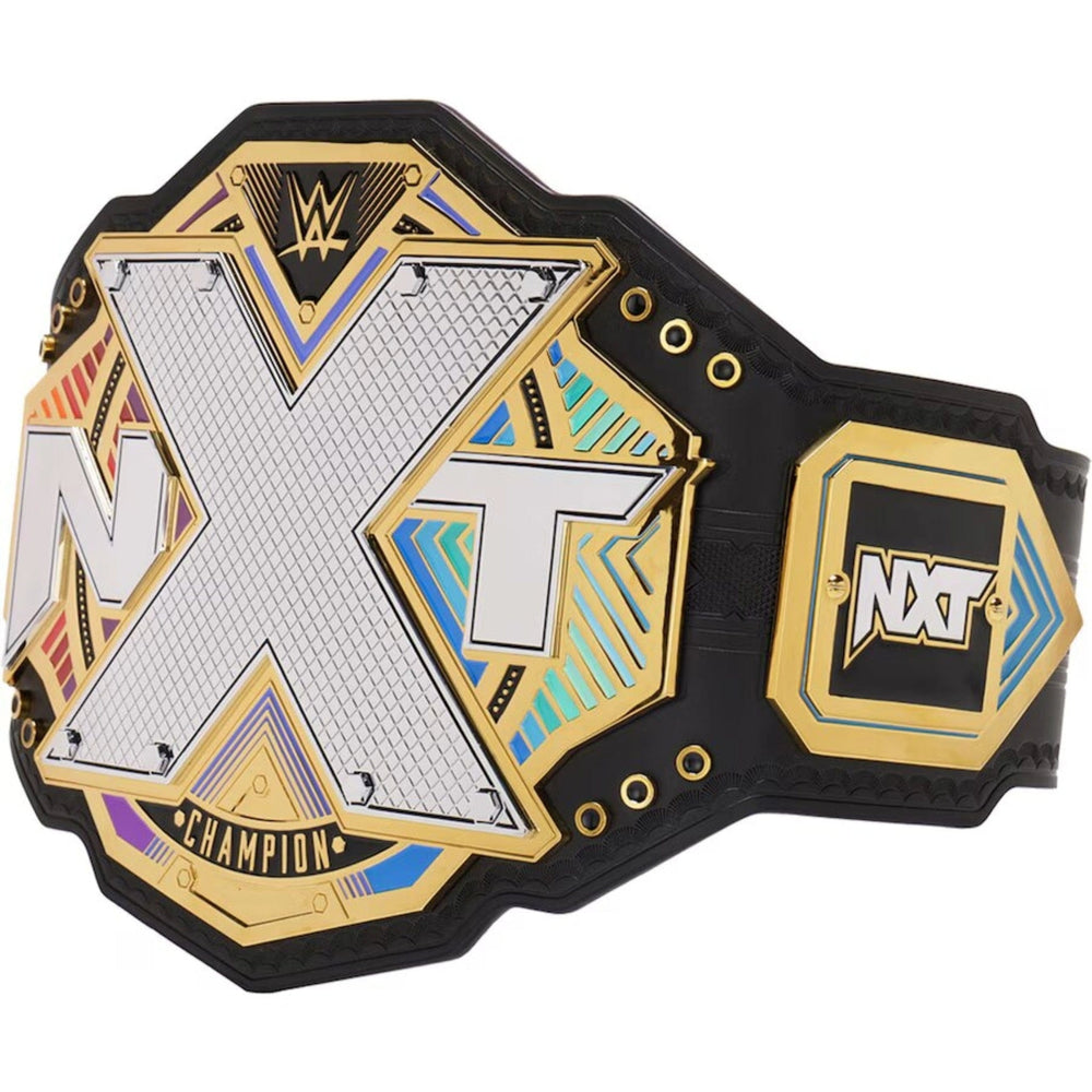 NXT Championship Replica Belt – Gold and White Design – Product Photo 3