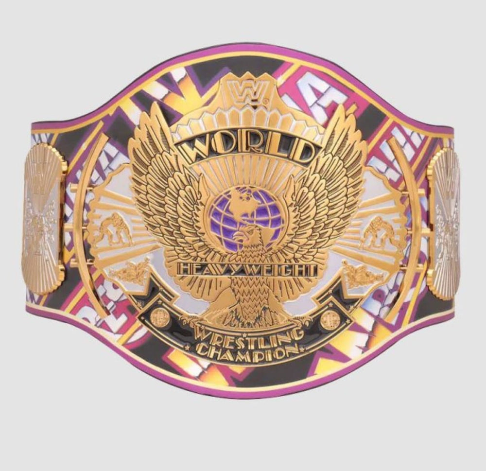 Winged Eagle 40 Years of WrestleMania Championship Replica Belt – Product Photo 1