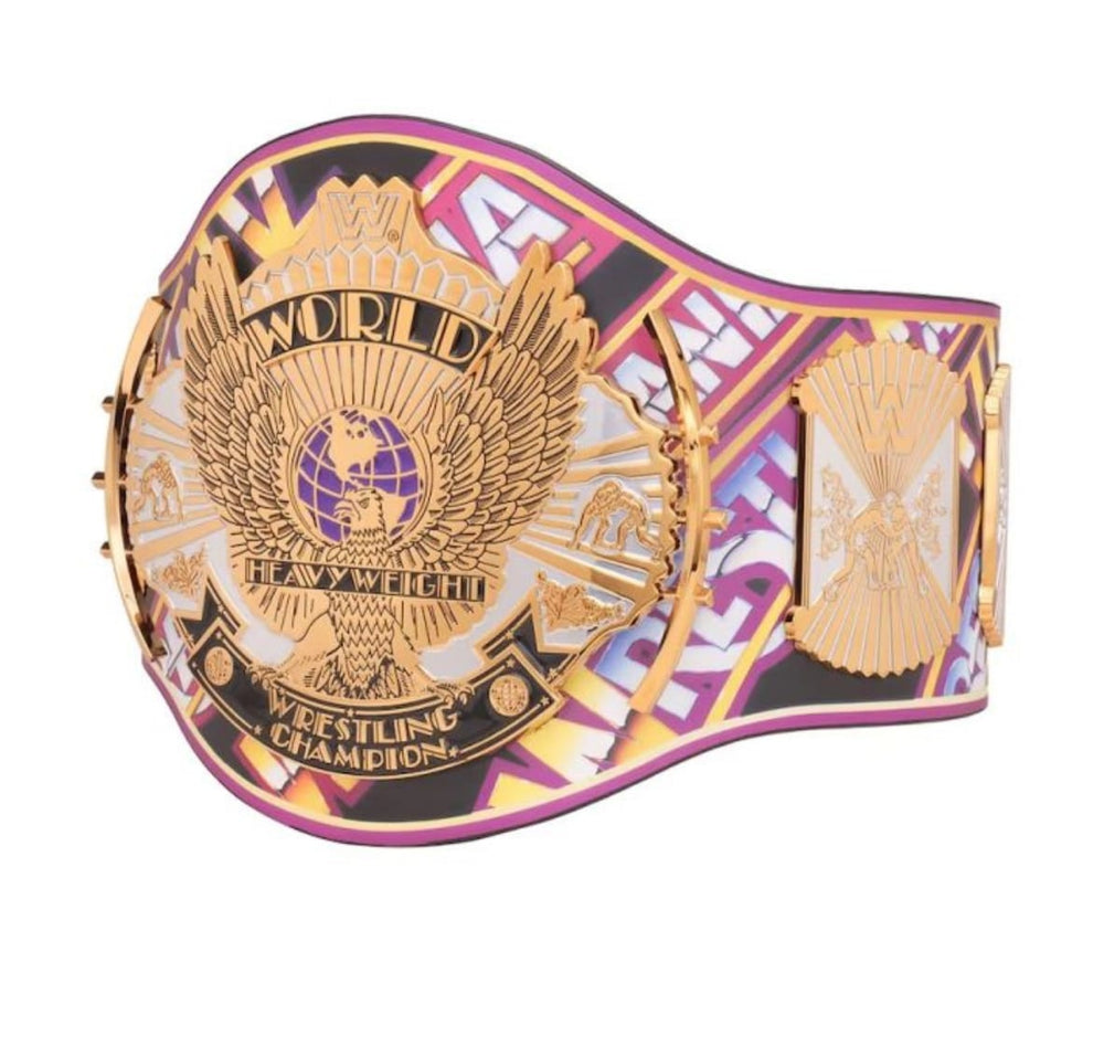 Winged Eagle 40 Years of WrestleMania Championship Replica Belt – Product Photo 2