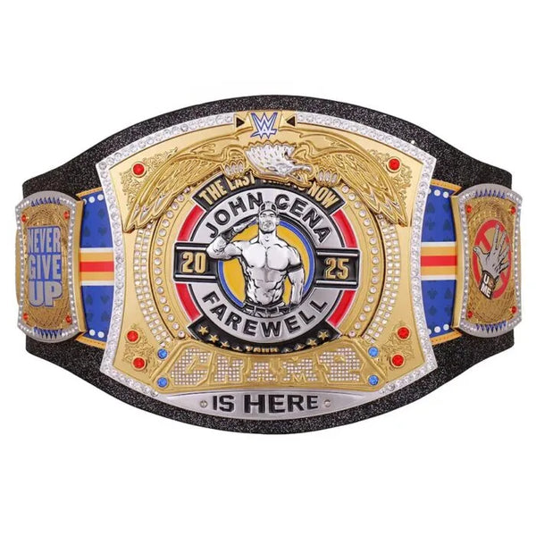 John Cena Farewell Tour 2025 Las Vegas Spinner Championship Replica Belt – WWE Wrestling Collectible