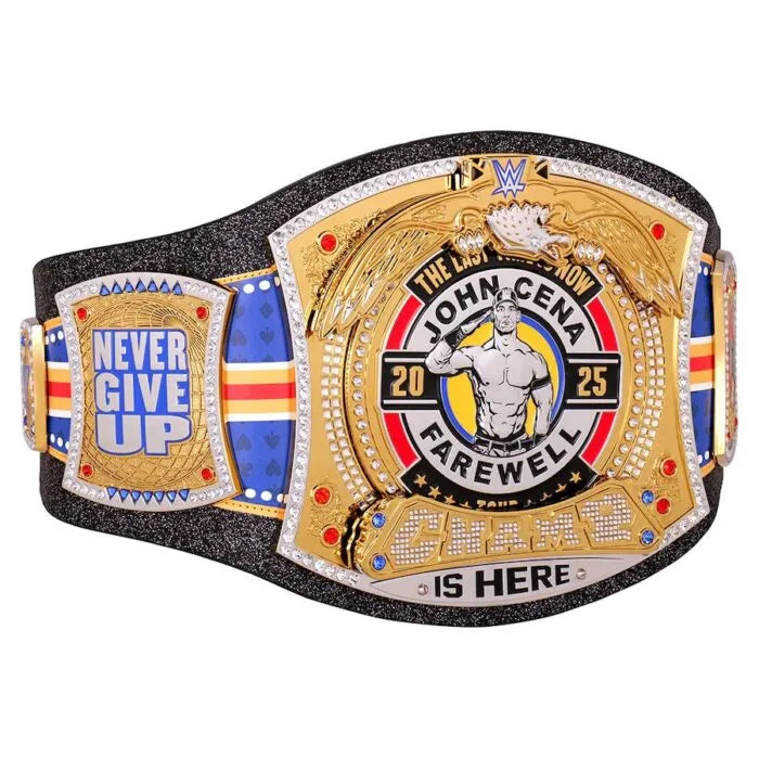 John Cena Farewell Tour 2025 Las Vegas Spinner Championship Replica Belt – WWE Wrestling Collectible