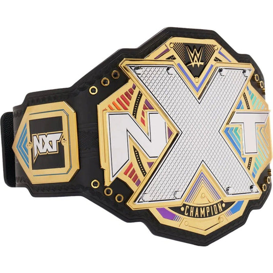 NXT Championship Replica Belt – Gold and White Design – Product Photo 2