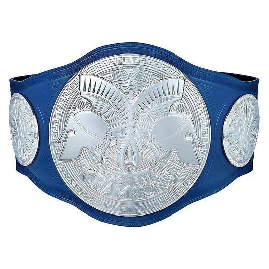 WWE SmackDown Tag Team Championship Replica Belt – Blue Strap – Product Photo 1