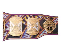 Winged Eagle 40 Years of WrestleMania Championship Replica Belt – Product Photo 4