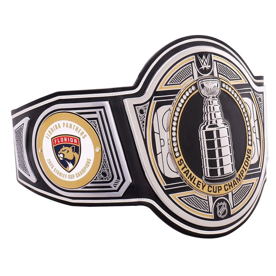 Florida Panthers Back-To-Back Stanley Cup Champions Legacy Championship Replica Belt – Product Photo 1