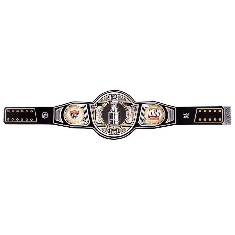 Florida Panthers Back-To-Back Stanley Cup Champions Legacy Championship Replica Belt – Product Photo 2