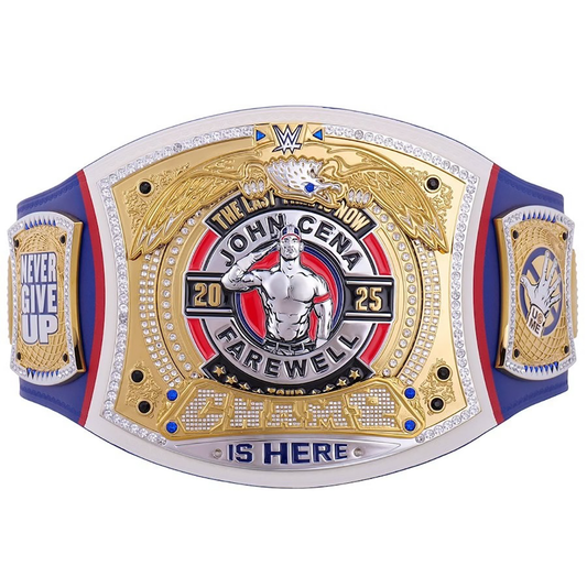 John Cena SummerSlam 2025 Blue Spinner Belt by ChampHubs featuring a blue spinner championship design inspired by John Cena’s iconic WWE legacy, perfect for wrestling fans and replica belt collectors.