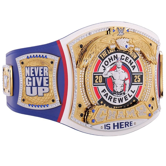 John Cena SummerSlam 2025 Blue Spinner Belt by ChampHubs featuring a blue spinner championship design inspired by John Cena’s iconic WWE legacy, perfect for wrestling fans and replica belt collectors.