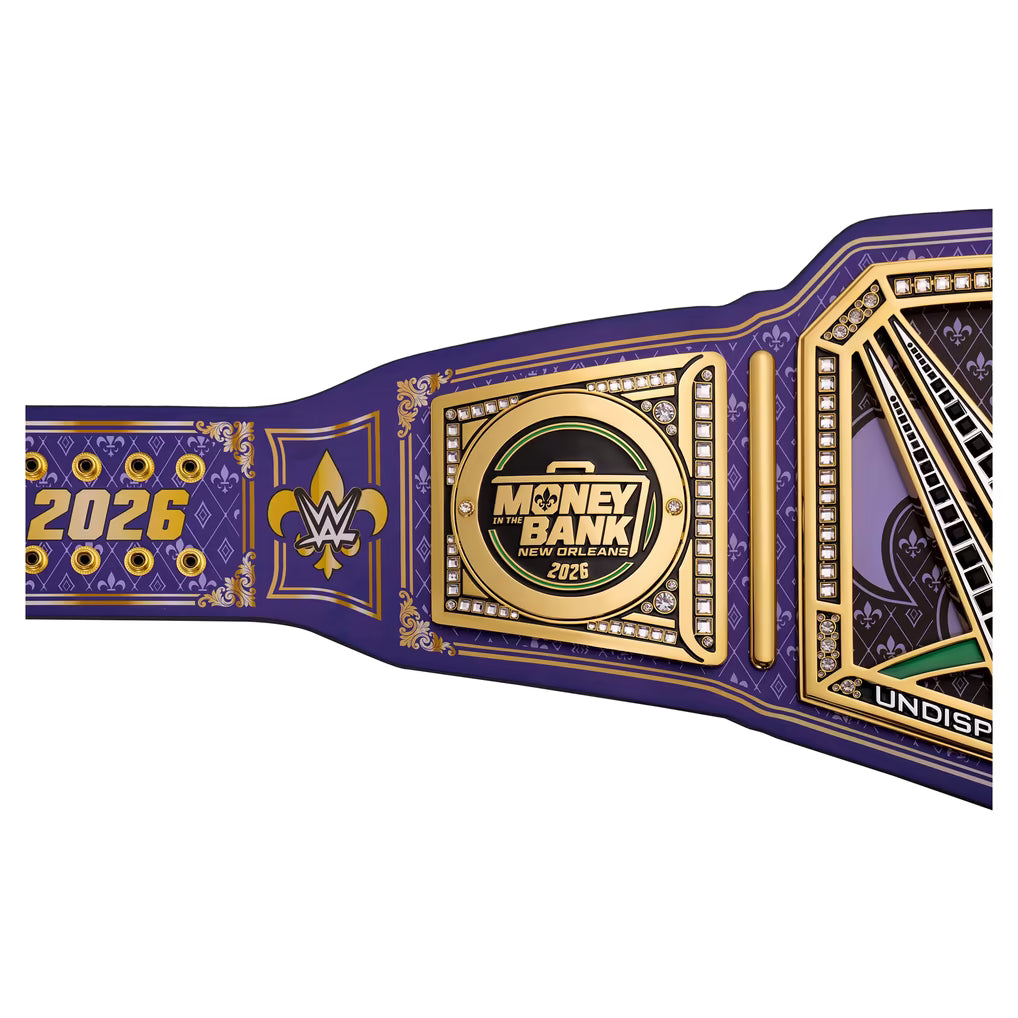 WWE Money In The Bank 2026 New Orleans Championship Replica Title Belt