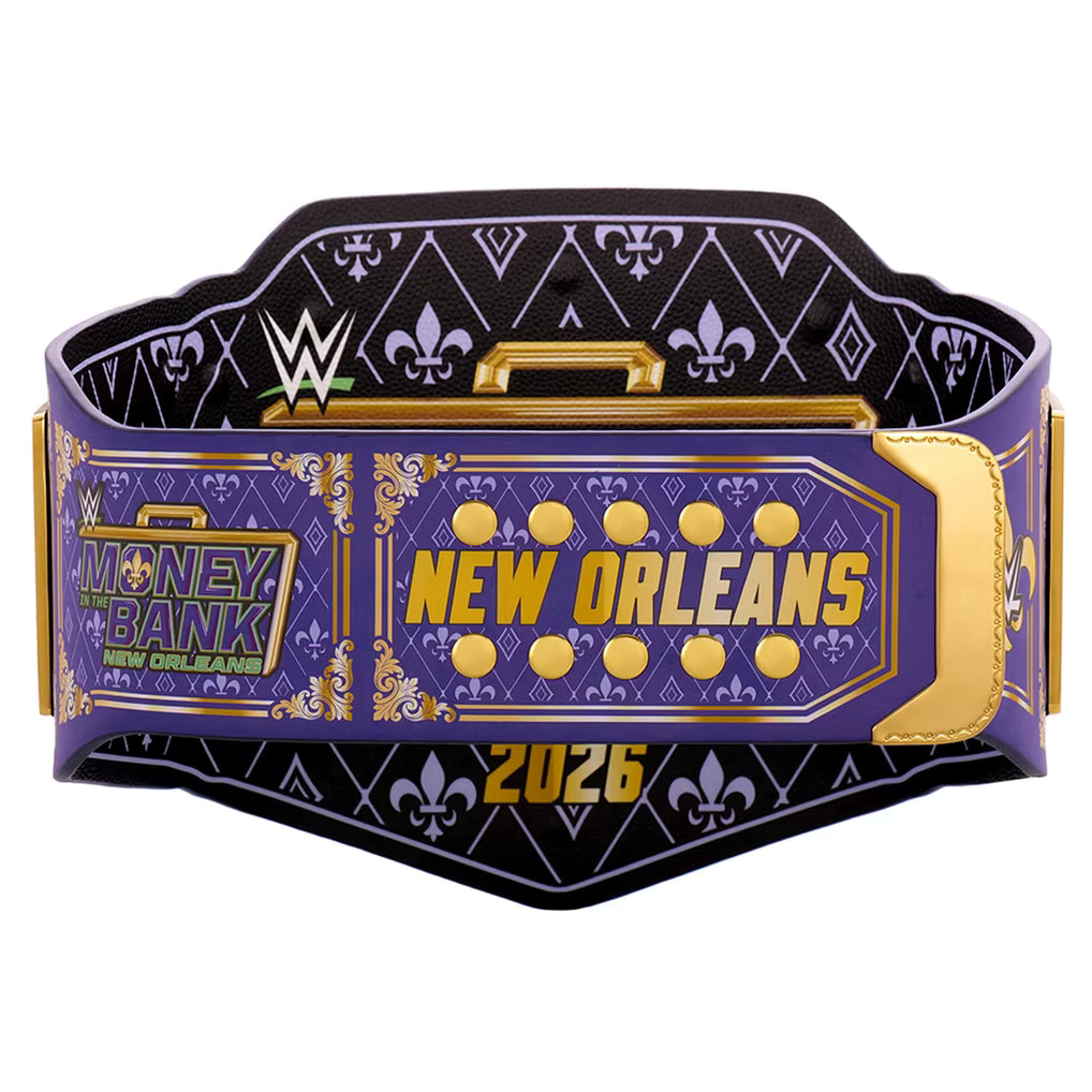 WWE Money In The Bank 2026 New Orleans Championship Replica Title Belt