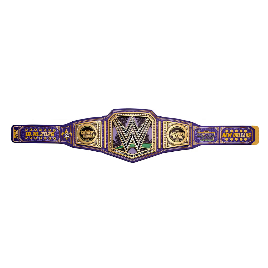 WWE Money In The Bank 2026 New Orleans Championship Replica Title Belt