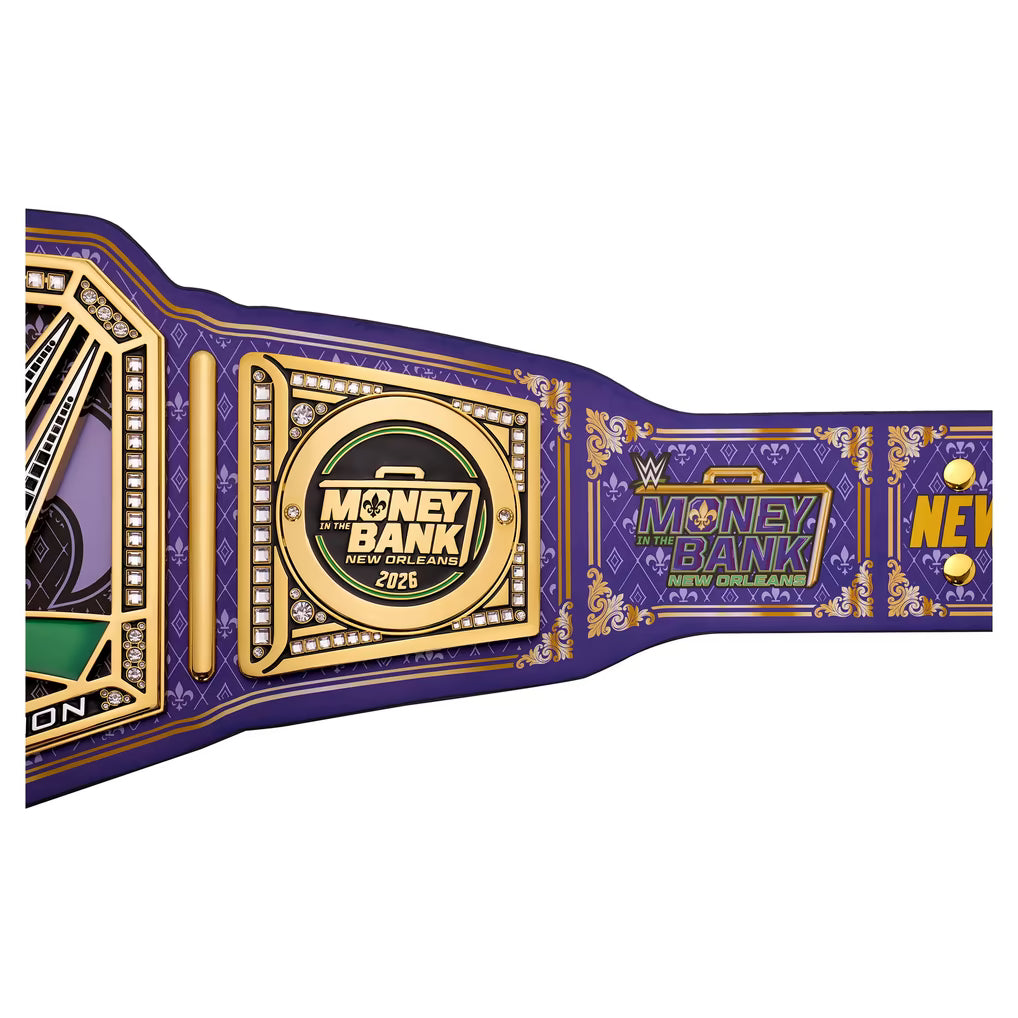 WWE Money In The Bank 2026 New Orleans Championship Replica Title Belt